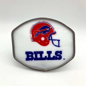 Vintage NFL Buffalo Bills Helmet Logo Glass Night Light Cover Missing Light